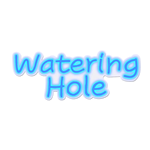 Watering Hole - Blue LED Neon