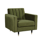 Olive Velvet Chair