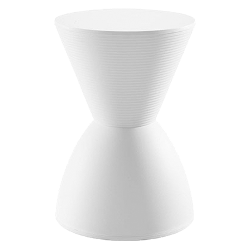 White Modern Stool