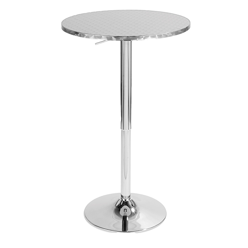 Chrome Highboy Table