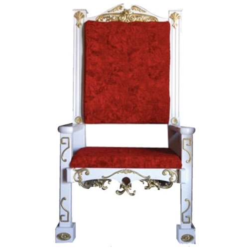 White Santa Chair