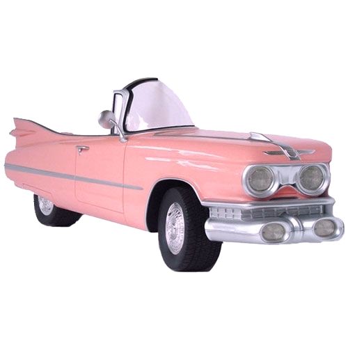 Side of a Pink Cadillac