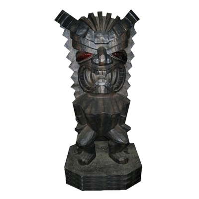 Wood Tiki God