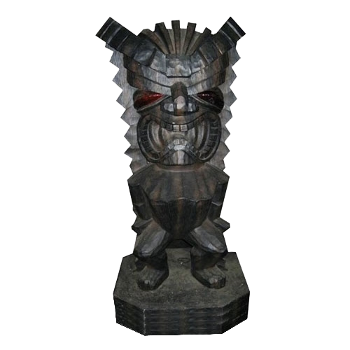 Wood Tiki God