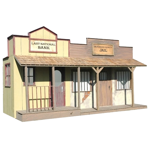 Bank and Jail Building Facade