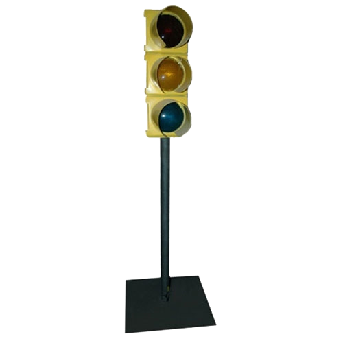 Small Yellow Traffic Light