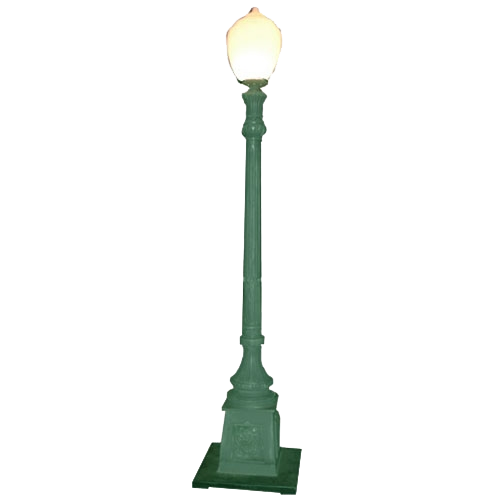 10' Green Lamp Post