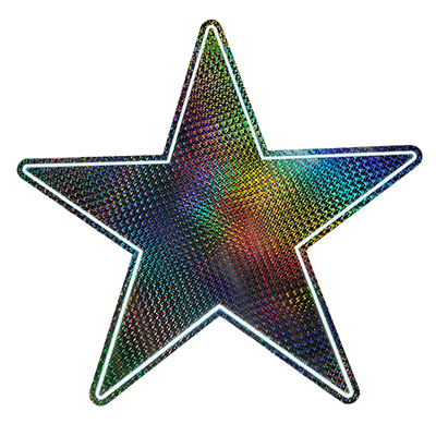 Large Star - White LED Neon