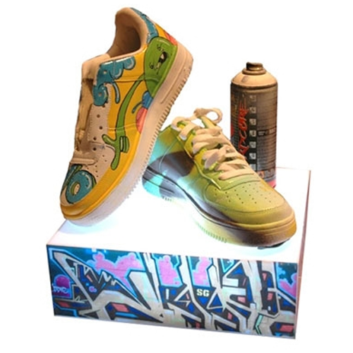 Urban Graffiti Centerpiece