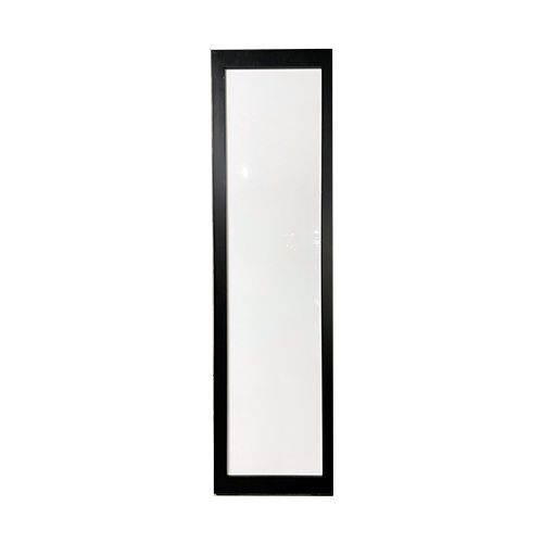 White Lighted Column with Black Frame