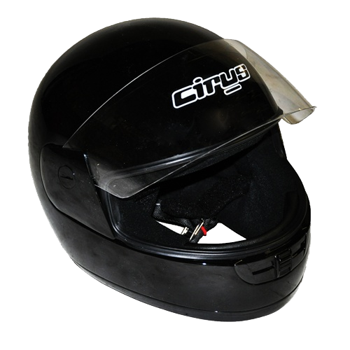 Black Racing Helmet