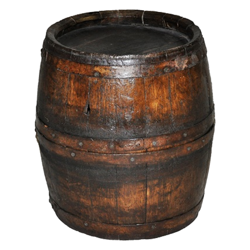 Small Wooden Barrel