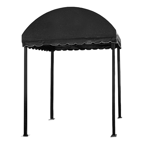 Black Awning Entrance