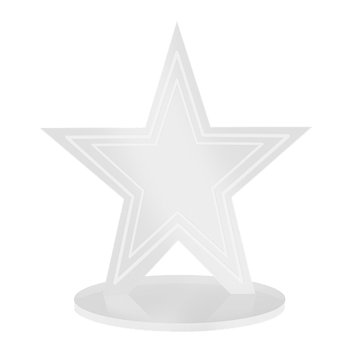 Acrylic Star Centerpiece