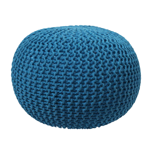 Teal Pouf Ottoman