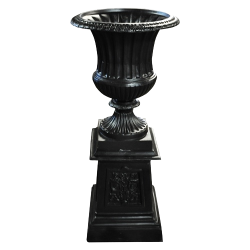 Tall Black Urn