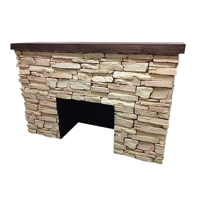 Stone Fireplace