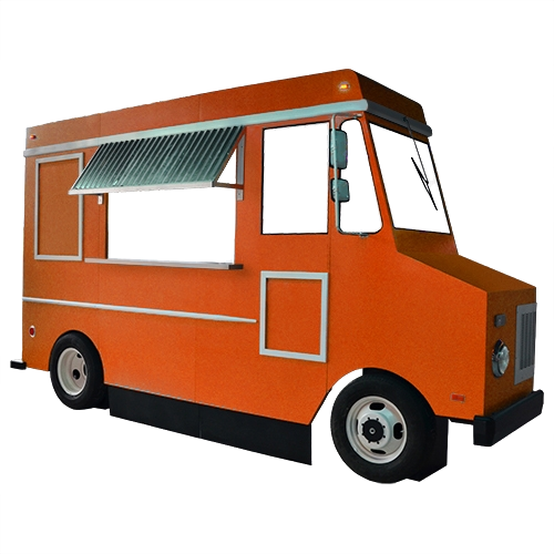 Orange Faux Food Truck