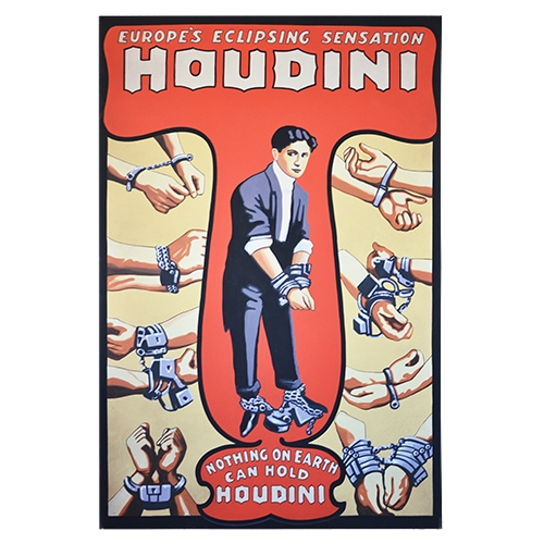Oversized Vintage Poster - Houdini