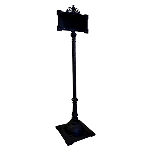Wrought Iron Sign Holder