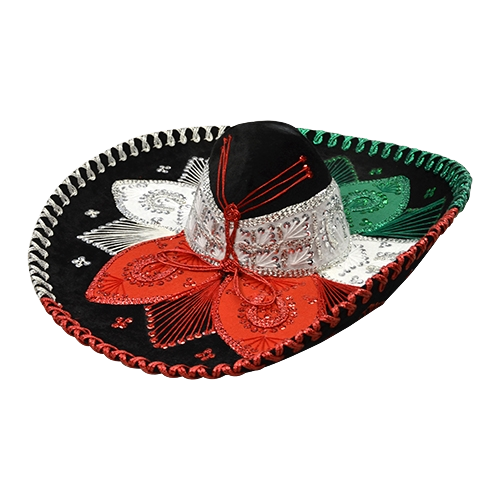 Sombrero - White/Red/Green