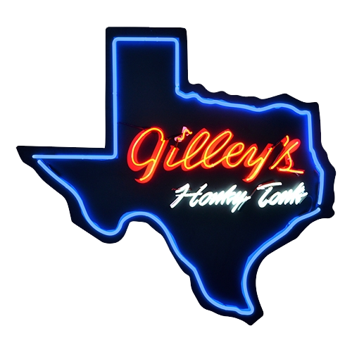 Gilley's Texas Neon Sign