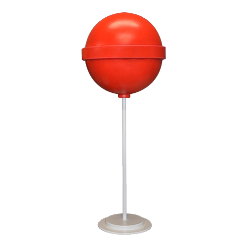 Red Round Lollipop Giant Candy