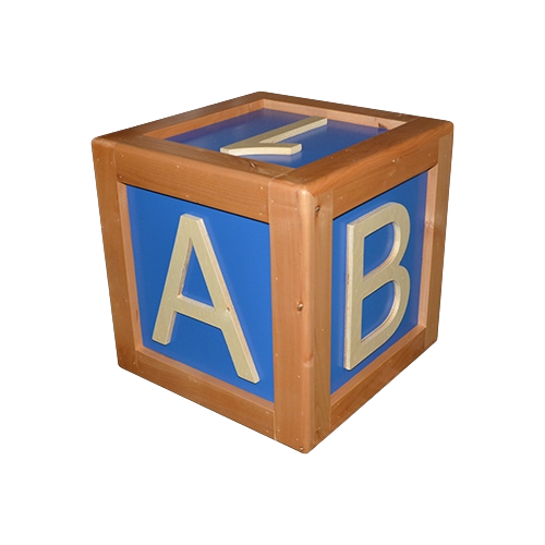Oversized Wooden Toy Block