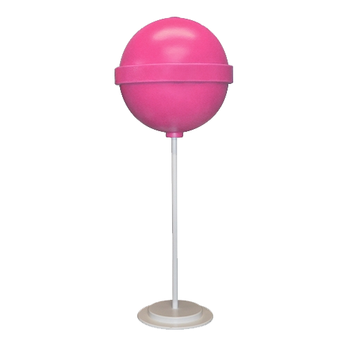 Pink Round Lollipop Giant Candy