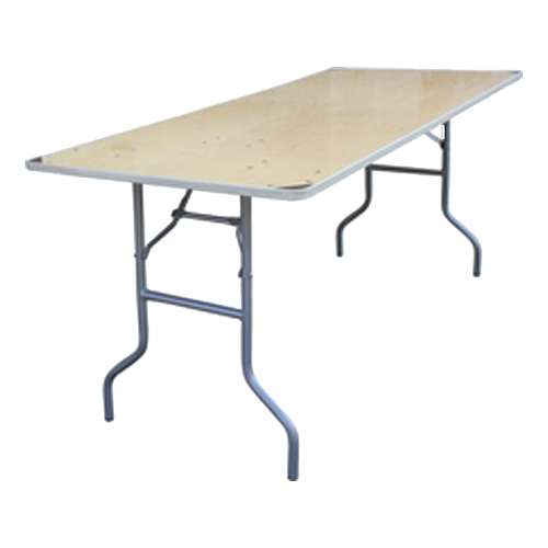 6' x 30" Folding Banquet Table