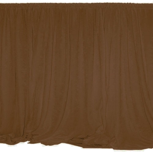 Brown Drape Panel 15' Tall