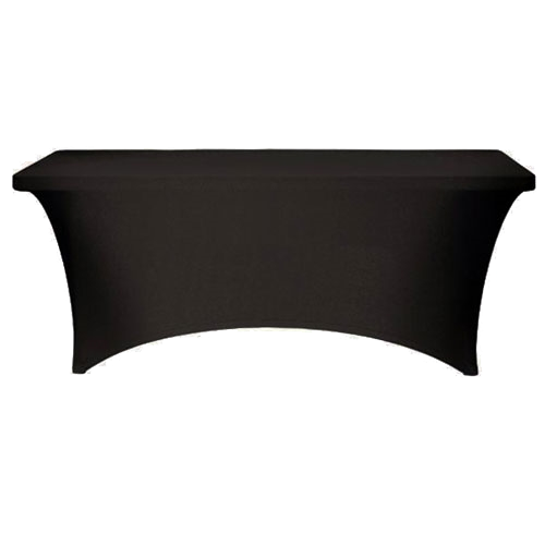 Black Spandex Linen 8' x 18"