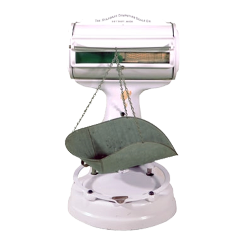 White Antique Scale