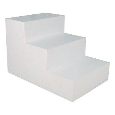 White Steps 24" x 24"