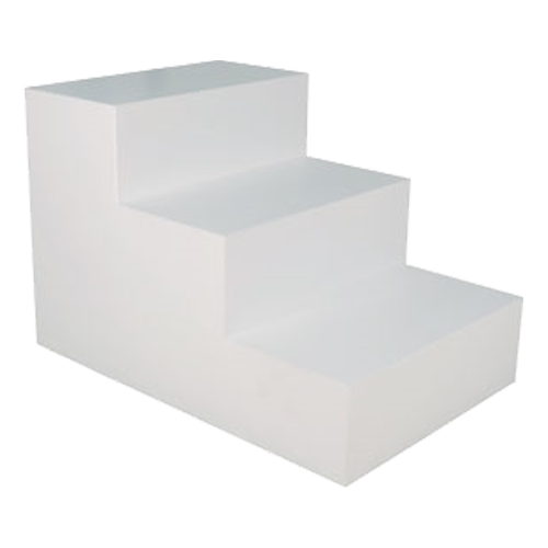 White Steps 24" x 24"