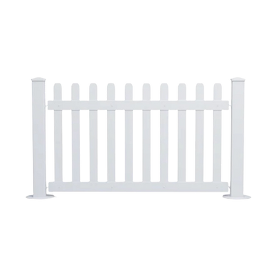 White Fence Panel