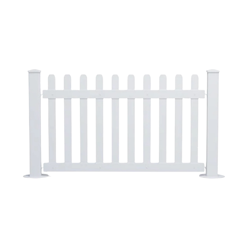 White Fence Panel