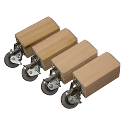 Set of (4) Casters for Folding Table
