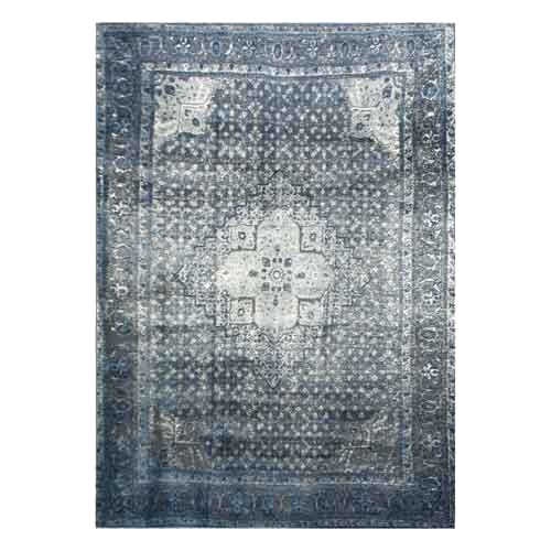 Distressed Rug - Indigo 8 x 11