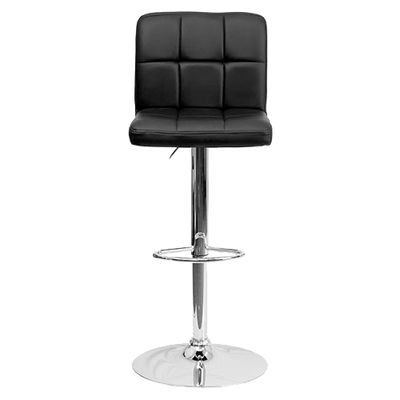 Black Leather Bar Stool