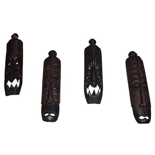 Set of (4) Tribal Masks