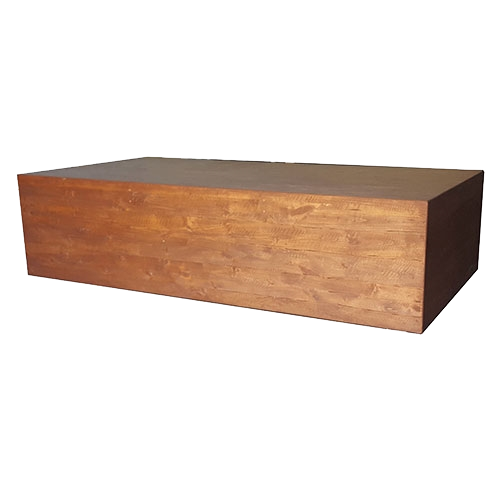 Rustic Platform 8' x 30" x 18"