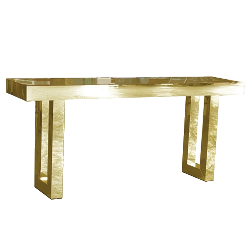 Gold Mirrored Communal Table