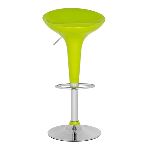 Lime Green Adjustable Height Bar Stool