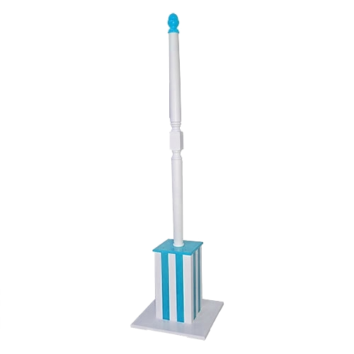 Carnival Pole - Blue & White