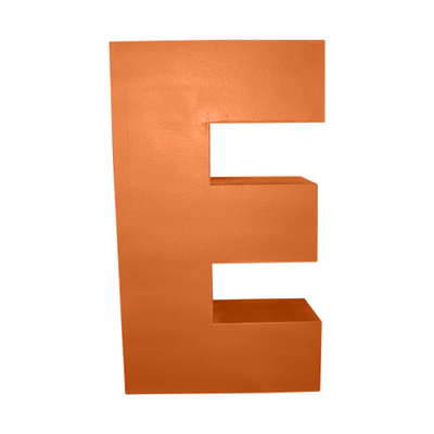 Oversized Letter E