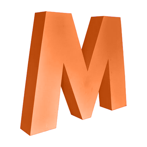 Oversized Letter M