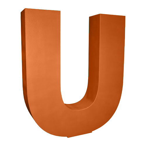 Oversized Letter U