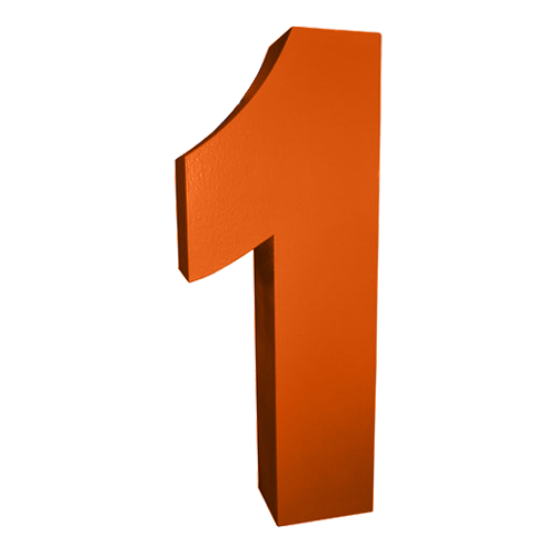 Oversized Number 1