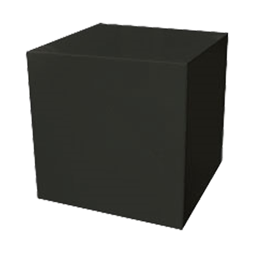 8" Black Acrylic Cube Riser